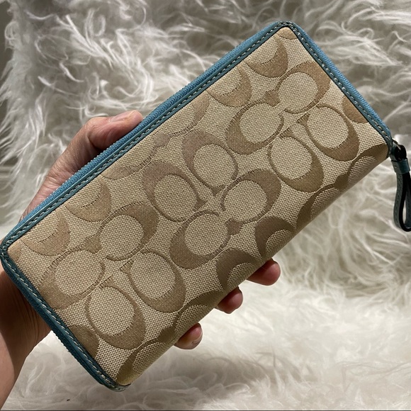 Coach Patchwork Long Zip Wallet - Picture 2 of 9